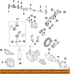 Chrysler Oem 04-11 1500 Front Axle Carrier-intermed Shaft 52069887AE. Fixed Price $194.25.