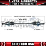 Trakmotive Rear Left Cv Axle Shaft Fits 2005-2014 Volvo XC90. Fixed Price $214.79.
