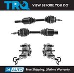 Trq Front Cv Axle Shaft Assembly Wheel Hub Bearing Set 4PC For Expedition Nav. Fixed Price $384.95.