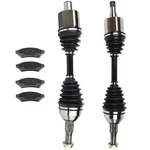 Fits Grand Prix Chevrolet Impala 1998-2009 Front Cv Axle& 4 Brake Ceramic Pads. Fixed Price $147.29.