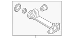 Genuine Ford Drive Axle Shaft Housing NL3Z-4K206-C. Fixed Price $218.44.
