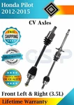 Gsp Oem Front Cv Axles For 2012-2015 Honda Pilot 3.5L Lifetime Warranty. Fixed Price $321.47.