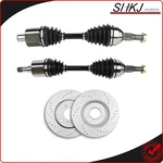 For Chevrolet Impala 3.5L 3.9L 2006-2009 Front Cv Axles + Brake Discs Rotors. Fixed Price $213.99.