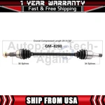 Trakmotive Rear Left Cv Axle Shaft Fits 2010-2017 Chevrolet Equinox. Fixed Price $167.34.