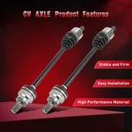 2X Rear Driver Passenger Ford Focus Rs 2016-2018 L4 2.3L Cv Axle Assembly. Fixed Price $149.99.