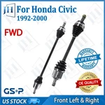Oe Front Pair Cv Axle Shaft Set For 1992-00 Honda Civic 93-97 Del Sol Fwd. Fixed Price $143.34.