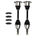 For Gmc Sierra 1500 2007-18 Front Cv Axle Shaft Brake Ceramic Pads. Fixed Price $172.19.