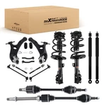16PC Front Control Arm Cv Axle Shaft Strut & Rear Shock For Sienna 2011-2014 Fwd. Fixed Price $435.49.