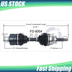 Front Right Cv Axle Shaft Fits 1995-2001 Ford Explorer 2000-2002 Ranger 4WD 4X4. Fixed Price $111.31.