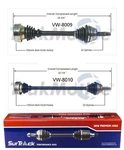 For Vw Corrado Golf Passat Fwd 1985-92 Pair Front Cv Axle Shafts Surtrack Set. Fixed Price $199.99.