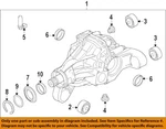 Audi Oem 11-15 Q7 Axle Differential-rear-front Seal WHT005158. Fixed Price $5.29.