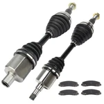 Cv Axles & Brake Ceramic Pads For Chevrolet Monte Carlo 3.5L 5.3L 2006 2007. Fixed Price $150.49.