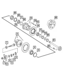 Genuine Mopar Axle Hub Nut 68025301AA. Fixed Price $9.11.
