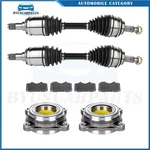 Front Cv Axle+brake Pads+wheel Hub Bearing For Toyota 4RUNNER 4.7L 2003-2009. Fixed Price $209.19.