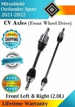 Oe Front Cv Axles For 2021-2022 Mitsubishi Outlander Sport 2WD Lifetime Warranty. Fixed Price $276.02.