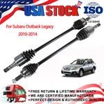 Front Cv Axle Left And Right For 2010 2011 2012 2013 2014 Subaru Outback Legacy. Fixed Price $165.95.