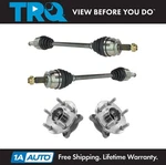 Trq Front Cv Axle Shafts & Wheel Hub Bearing Assemblies Set Of 4 For Subaru New. Fixed Price $304.95.