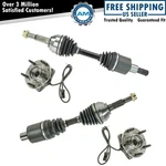 Front Cv Axle Shafts & Wheel Hub Bearing Assemblies Kit Set Of 4 For Gm Truck. Fixed Price $228.61.
