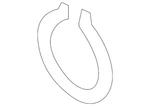 Genuine Audi Flange Retainer Ring 0AR-598-656-A. Fixed Price $10.93.