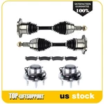 Front Cv Axle+brake Pads+wheel Hub Bearing For Silverado 1500 6.0L 2003-2004. Fixed Price $262.69.