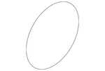 Genuine Nissan Flange O-ring 40262-50W00. Fixed Price $8.18.