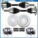 For 2002-2005 Escalade 5.3L Front Cv Axle+brake Pads&rotors+wheel Hub Bearing. Fixed Price $334.75.