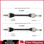 Trakmotive Rear Left Right Cv Axle Shaft 2X For 2005 Till 2007 Jaguar XJ8. Fixed Price $397.28.