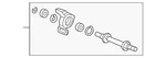 Genuine Honda Intermediate Shaft 44500-TR0-A90. Fixed Price $647.66.