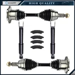 Front Cv Axle & Brake Pads Struts For Chevrolet Silverado 1500 6.0L 2005-2006. Fixed Price $210.29.