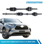Front Cv Axle Shaft Pair For Toyota Solara Highlander Camry 2.4L 2002 2003-2008. Fixed Price $115.99.