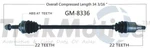 Surtrack Front Right Cv Axle Shaft For 2013-2015 Chevrolet Spark Manual. Fixed Price $99.28.