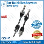 Oe Front Pair Left Right Cv Axle Shaft Set For 2002-06 Buick Rendezvous V6 Awd. Fixed Price $215.54.
