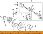 Hyundai Oem 2020 Ioniq Rear Suspension Brake Components-rotor 58411G2700. Fixed Price $101.52.