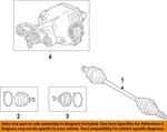 Gm Oem 17-18 CT6 Rear Suspension Differential-axle Assy 23198878. Fixed Price $483.51.