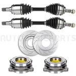 Front Cv Axle+brake Rotors+wheel Bearing Hub For Toyota Tacoma 2005-2012. Fixed Price $267.98.