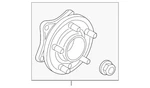 Genuine Land-rover Hub & Bearing LR076692. Fixed Price $444.59.
