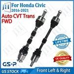 Oe Front Pair Left Right Axle Shaft Set For 2016-21 Honda Civic Fwd Auto Cvt. Fixed Price $235.49.