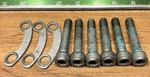 Vw 02M 02Q 02E Axle Flange 6 Bolt 3 Lock Plate Set M10X52 Jetta Golf Cc Audi. Fixed Price $25.00.