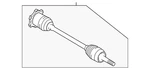 Genuine Nissan Axle Assembly 39600-1BP0B. Fixed Price $883.18.