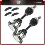 For Chevrolet Silverado 1500 4.3L 2005-2006 Front Cv Axle + Brake Ceramic Pads. Fixed Price $171.69.