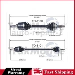 For 1994 1997 Toyota Celica Trakmotive Front Left Right Cv Axle Shaft. Fixed Price $264.80.