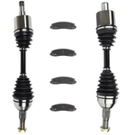 Front Cv Axle + Brake Ceramic Pads For 2006-2009 Chevrolet Impala 3.5L 3.9L. Fixed Price $150.29.