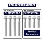 31517589001+31517589002 Front Differential Screws Pair For Bmw X3 X4 X5 X6 New. Fixed Price $29.99.