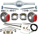 Currie Ford 59" Street Rod Rear End & Wilwood Disc Brakes,red,lines,e-cables. Fixed Price $2799.99.