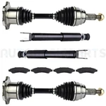 For 2005-2006 Chevy Silverado 1500 8 Pcs Front Brake Pads & Struts Cv Joint. Fixed Price $203.98.