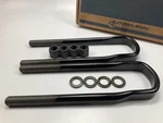 Automann AUBK8673-154 U-bolt Kit For Peterbilt Low Mount Air Leaf 1"X3.5"X15.5". Fixed Price $89.96.