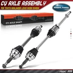 2X Front Left & Right Cv Axle Assembly For Toyota Highlander Lexus RX350 RX450H. Fixed Price $189.99.