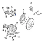 For Jaguar Xkr 2000-2006 JZN100035 Rear Axle Nut. Fixed Price $46.77.