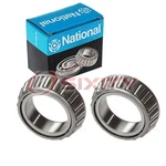 2 Pc National Rear Axle Differential Bearings For 1987 Gmc V1500 Driveline Dl. Fixed Price $37.11.