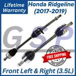 Gsp Oem Front Cv Axles For 2017-2019 Honda Ridgeline 3.5L, Lifetime Warranty.. Fixed Price $334.99.